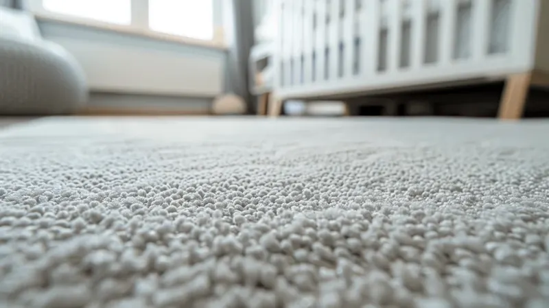 Close-up of clean carpet fibers in a Birmingham home — LocalPro reaches the fiber base, not just the surface