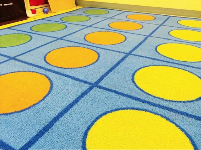 Daycare and school carpet cleaned with kid-safe, non-toxic chemistry